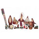 Handcrafted Santa Claus Figurines Collection