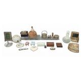Vintage Vanity Items, Frames, Boxes and Decor