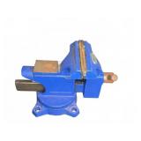 Record Irwin 4.5" Bench Vise Cast Iron Blue
