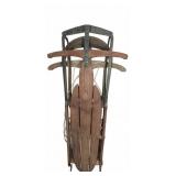 Vintage Wooden Flexible Flyer Style Snow Sled