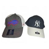 Buffalo Bills Fanatics Cap & NY Yankees Cap