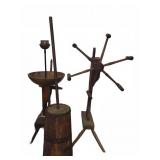 Three Primitive Wooden Tools