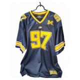 Colosseum Michigan Wolverines #97 Blue Jersey
