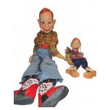 2 Howdy Doody Dolls With Damage, As Is