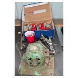 Tooling And Accessories With Vintage GE Motor