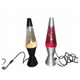 Electric Lava LampsBlack and Silver Base
