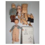 Vintage Dolls And Parts