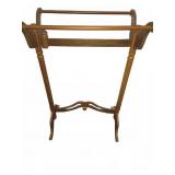 Wooden Quilt Rack with Decorative End Accents