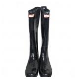 Hunter Black Tall Rain Boots UK 6 US 8 Women