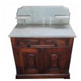 Antique Wood Sideboard Cabinet