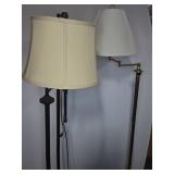 Metal Floor Lamps With Fabric Shades