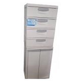 Sterilite Plastic 4-Drawer Unit with Cabinet