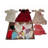 Doll Clothes Including Dresses and Shoes