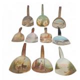 10 Hand-Painted Wood Butter Paddles