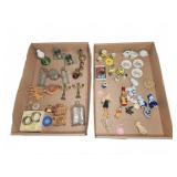 Miniature Metal, Wooden, Ceramic Figurines & Decor