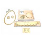 Toledo Damascene Inlay Jewelry Set
