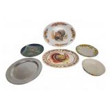 Ceramic and Metal Serving Platters