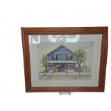 Patricia Barr Watercolor of The C. Raymond Store