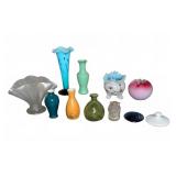Art Glass Vases and Bowls