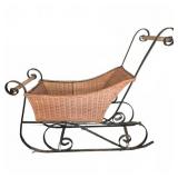 Antique Wicker Sleigh