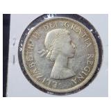 1961 Canada Silver Dollar Coin, Elizabeth II