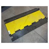 Yellow Plastic Cable Protector Ramp