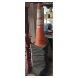 Stack of 24 Orange Traffic Safety Cones
