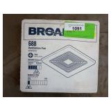 Broan Economy 50 CFM White Bathroom Exhaust Fan