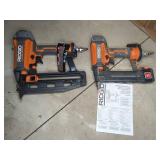 Ridgid Finish Stapler R150FSF3 & 16GA Nailer Pair