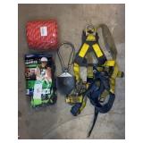 Safety Harnesses Rope and Retractable Lanyard Lot