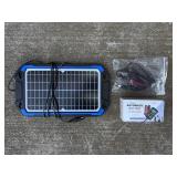 Solar Battery Charger Panel With LotFancy Charger