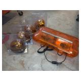 Amber Magnetic Warning Light Bar and Beacons