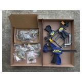 Irwin Quick-Grip Bar Clamps and C-Clamps Lot