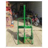 SafTCart Green Steel Welding Tank Cart