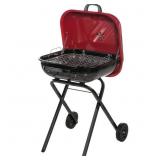 Americana Walk-a-Bout Portable Charcoal Grill Red