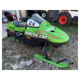 Arctic Cat ZR 120 Youth Snowmobile Green