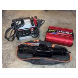 Battery Charger, Power Inverter, Scissor Jack