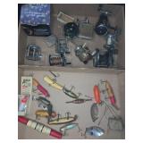 Fishing Reels and Lures Including Orvis Box
