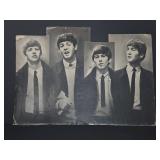 The Beatles Black and White Cardboard Display