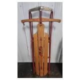 Flexible Flyer Wooden Sled with Steel Runners