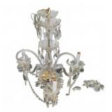 Crystal Three-Arm Chandelier Pendant Light Fixture