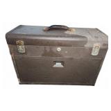 Metal Tool Chest With Assorted Hand Tools