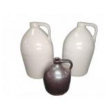 E.S.&B. Stoneware Jugs, and Glazed