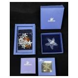 Swarovski Crystal Starfish Figurine Set with