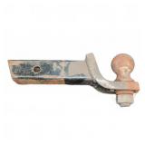 Towing Hitch Ball Mount With Rusted 2" Ball