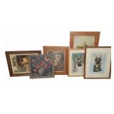 Framed Prints and Animal Sketches