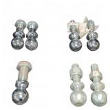 7 Trailer Hitch Balls Assorted Sizes/Brands