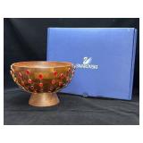 Swarovski Out of Africa Wood Bowl by Hinedi