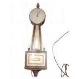 Seth Thomas Electric Banjo Wall Clock Wood Case