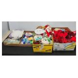 Craft Supplies Lot With Ribbons And Stamps